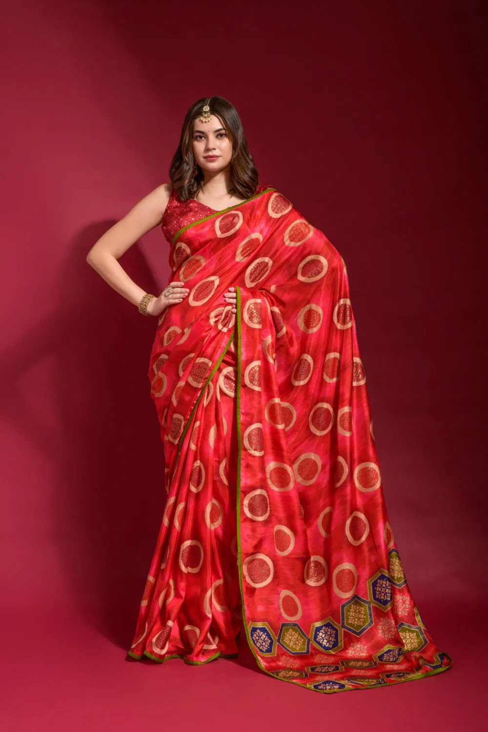 Jf 269 71 Festive Wear Printed Silk Saree Collection